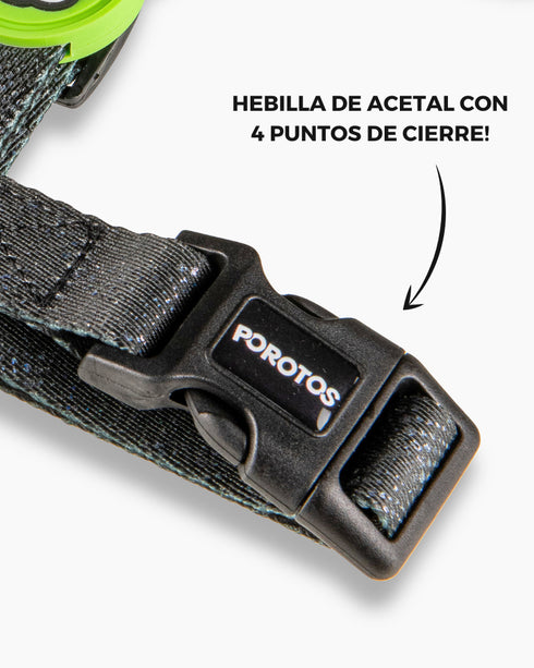 Pretal Doble Agarre VULKAN Negro Lima