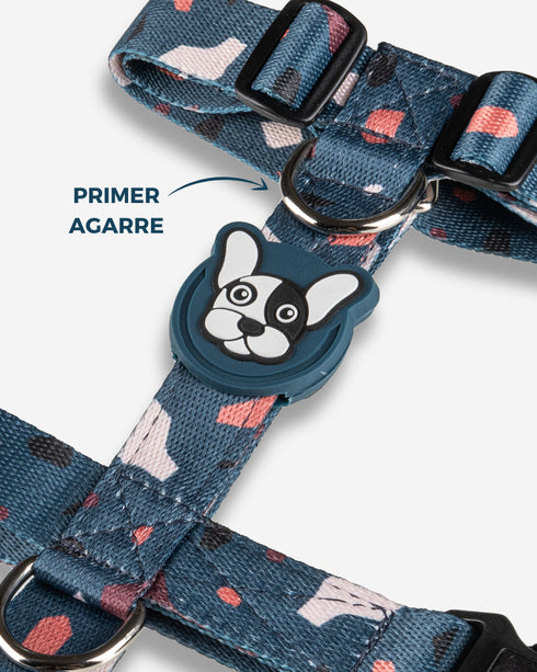 Pretal Doble Agarre Rocky Azul (acero)