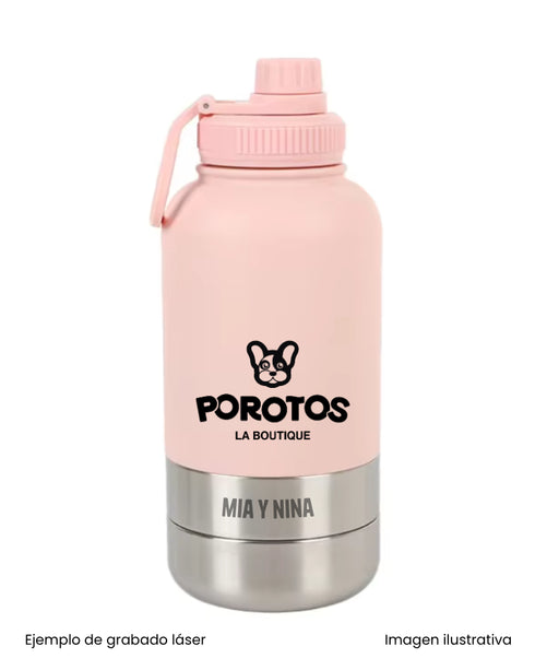 Botella Térmica 3 en 1 de 950ml - Color Rosa