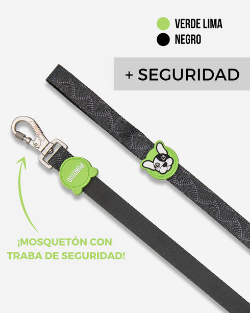 Correa Estándar VULKAN Negro Lima * 2 Mts