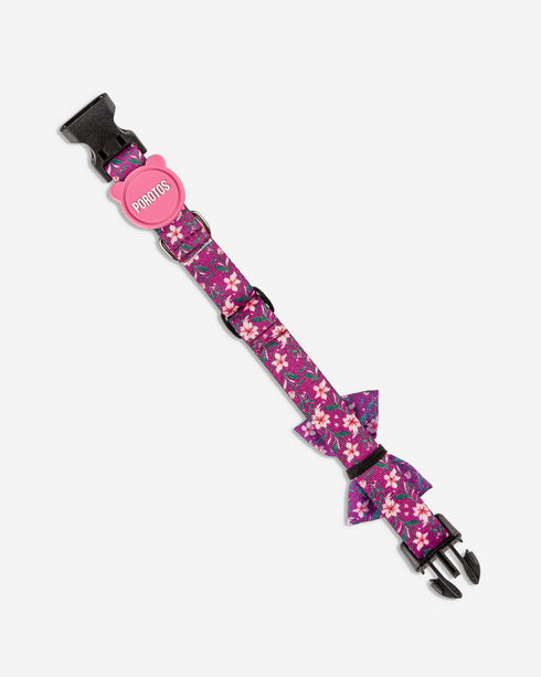 Collar con Moño Cerezo