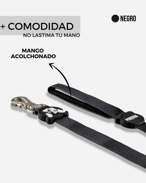 Correa Estándar Negro * 2 Mts