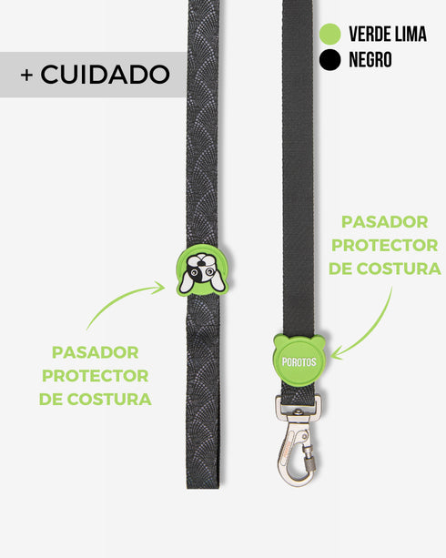 Correa Extra Larga VULKAN Negro Lima