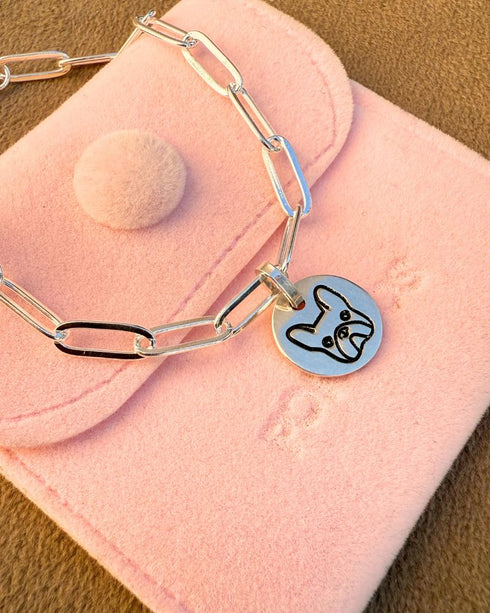 Pulsera Chain Acero Blanco