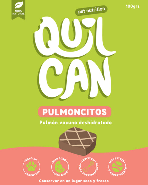 Pulmoncitos QuilCan - Snacks 100grs