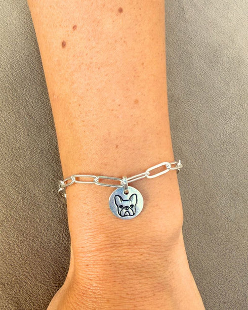 Pulsera Chain Acero Blanco