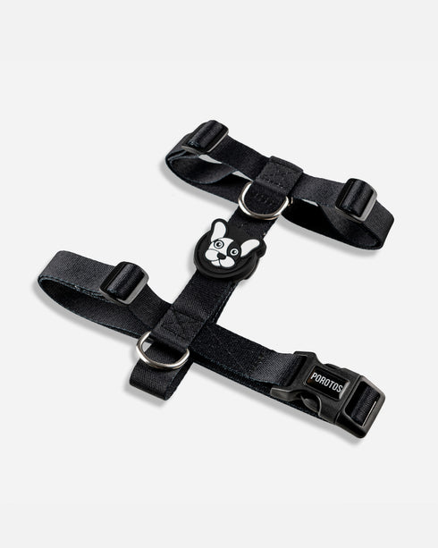 Pretal Doble Agarre Negro