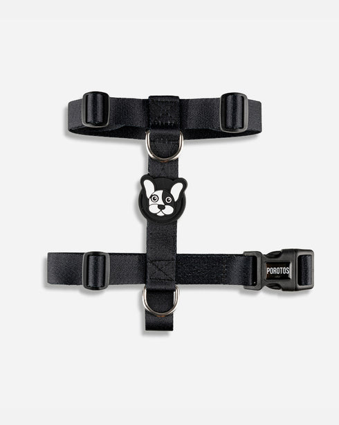 Pretal Doble Agarre Negro