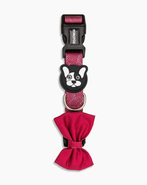 Collar con Moño VULKAN Borgoña