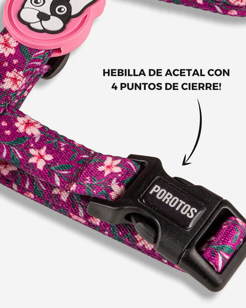 Pretal Doble Agarre Cerezo + Guía PDF "La Magia del Paseo Diario" de REGALO