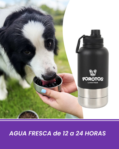 Botella Térmica 3 en 1 de 950ml - Color Negro