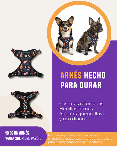 Arnes Doble Agarre Apolo Black