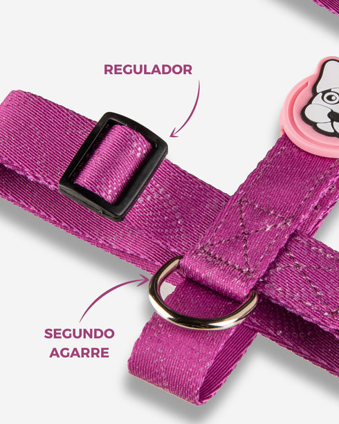 Pretal Doble Agarre VULKAN Purpura