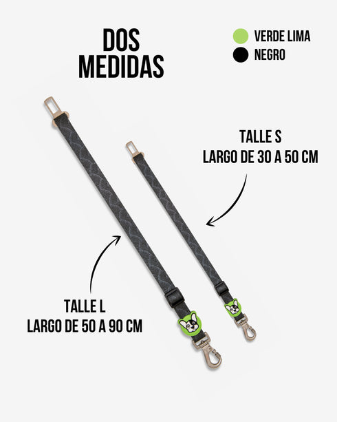 Cinturón de seguridad VULKAN Negro Lima