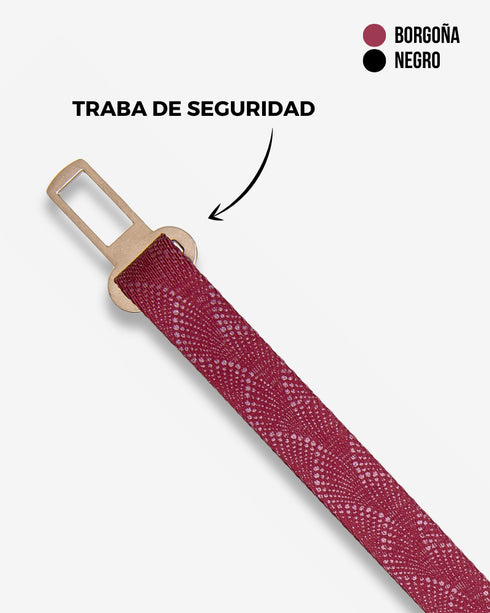 Cinturón de seguridad VULKAN Borgoña