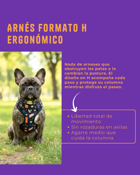 Arnes Doble Agarre Floral