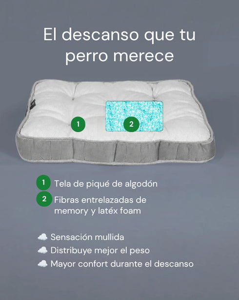 Colchón Premium Simmons para Perros (50x70 cm) + Funda de regalo