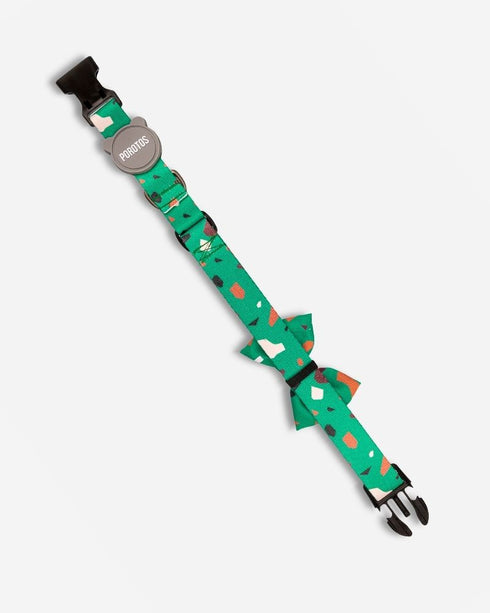 Collar con Moño Rocky Verde