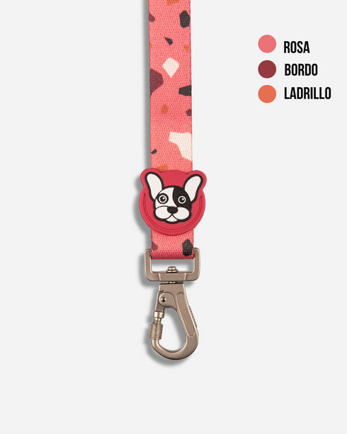 Correa Extra Larga Rocky Rosa