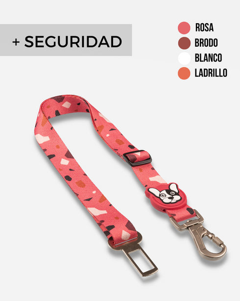 Cinturón de seguridad Rocky Rosa