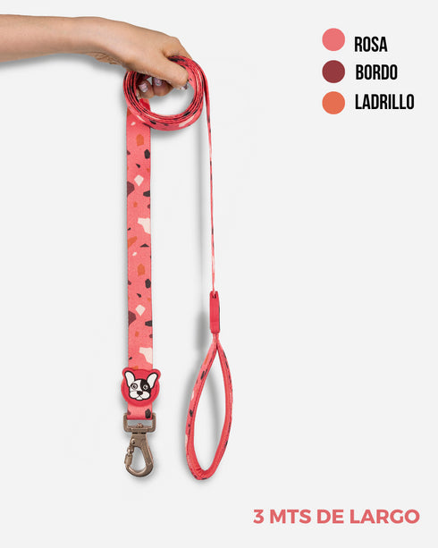 Correa Extra Larga Rocky Rosa
