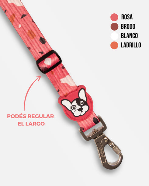 Cinturón de seguridad Rocky Rosa